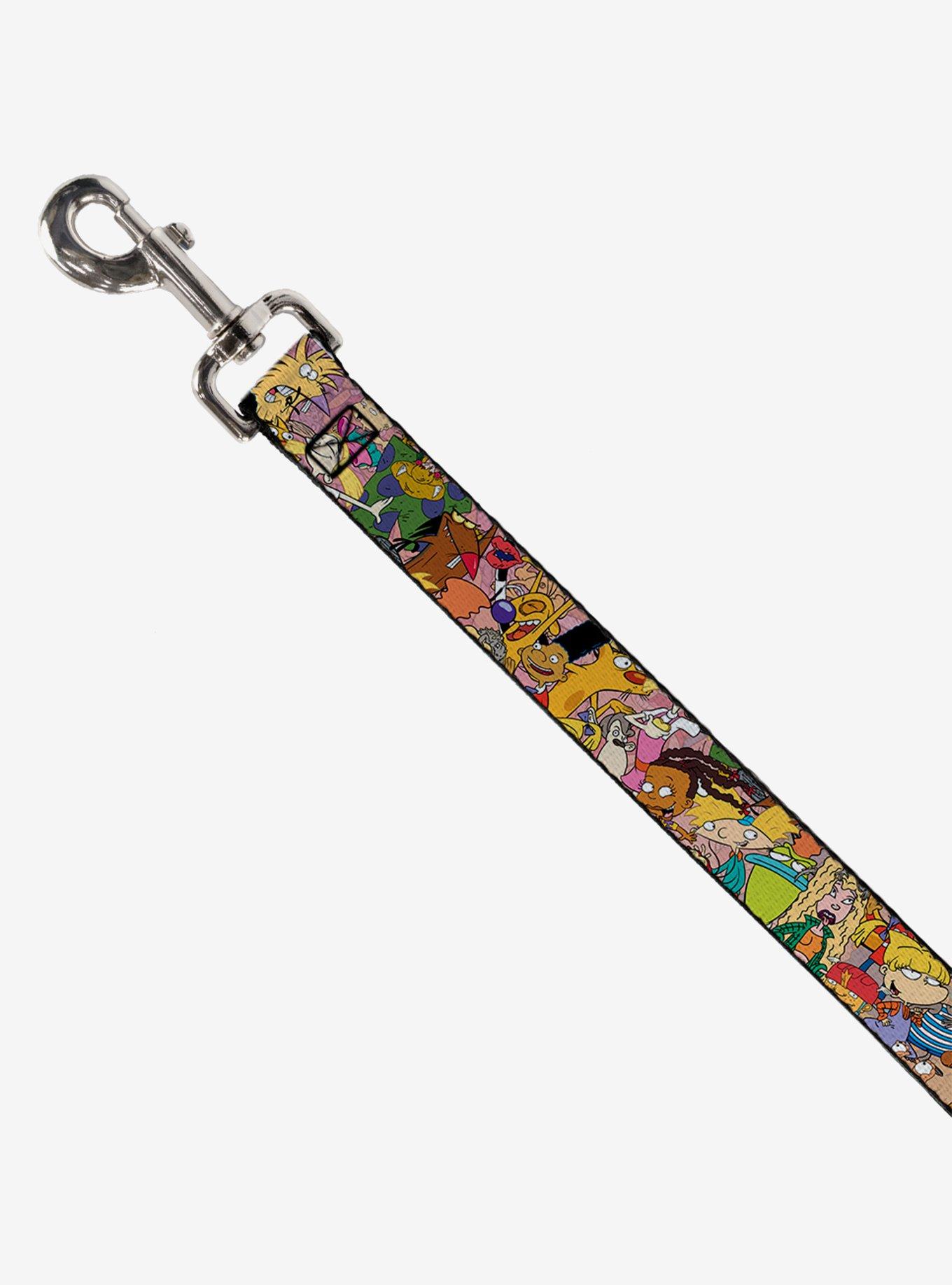 Nickelodeon 90's Rewind Character Mash Up Collage Dog Leash, , alternate