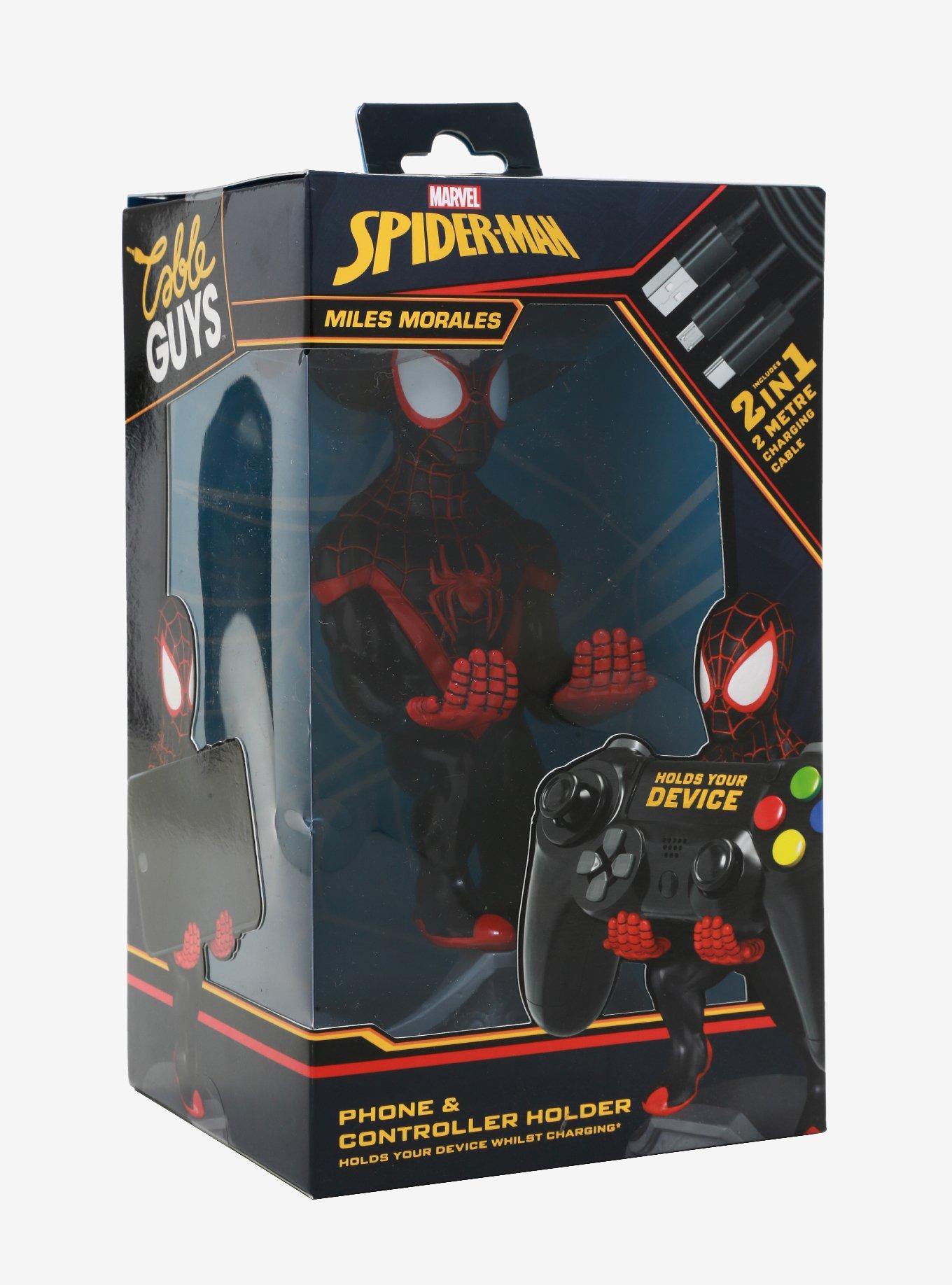 Exquisite Gaming Marvel Spider-Man Cable Guys Miles Morales Phone & Controller Holder, , alternate