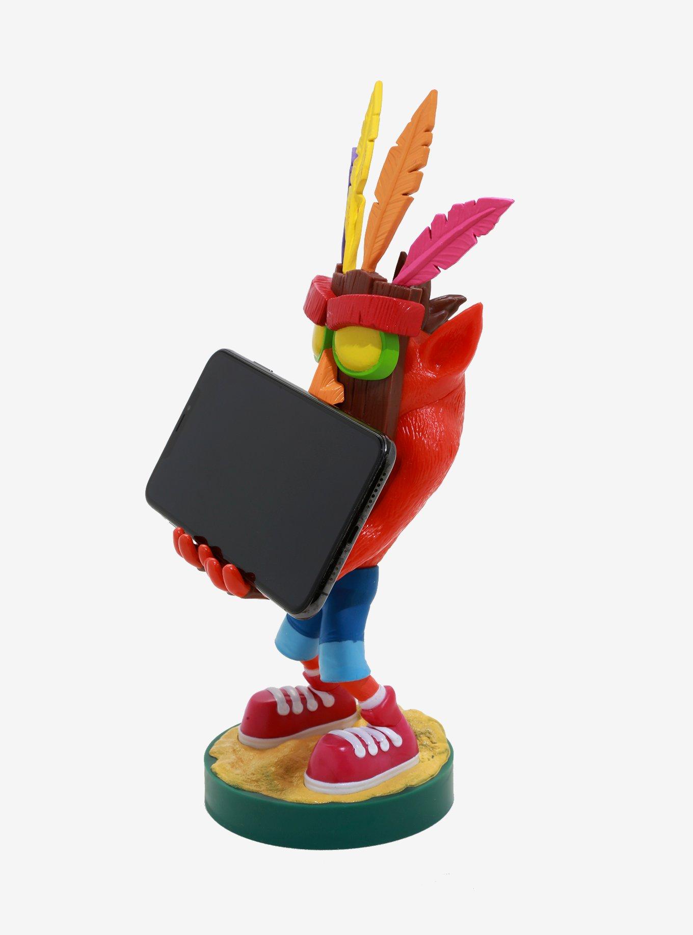 Exquisite Gaming Crash Bandicoot Cable Guys Crash Aku Aku Phone & Controller  Holder