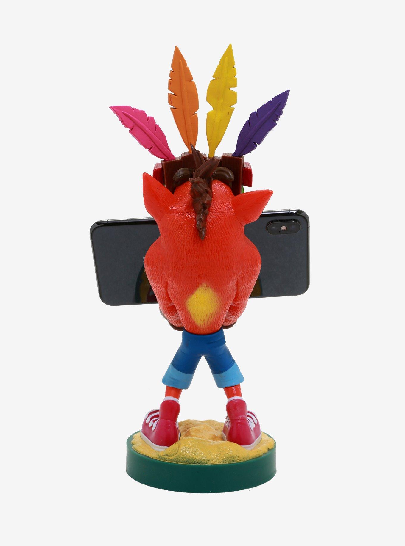 Exquisite Gaming Crash Bandicoot Cable Guys Crash Aku Aku Phone & Controller Holder, , alternate