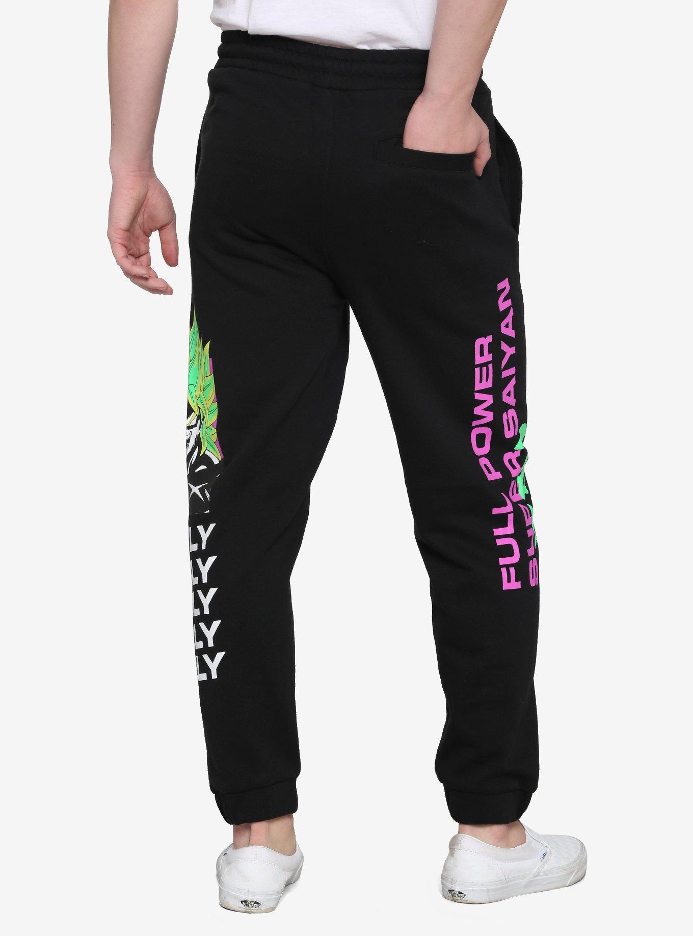 Dragon Ball Super: Broly Full Power Sweatpants, BLACK, alternate