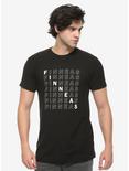 Finneas Repeat Logo T-Shirt, BLACK, alternate