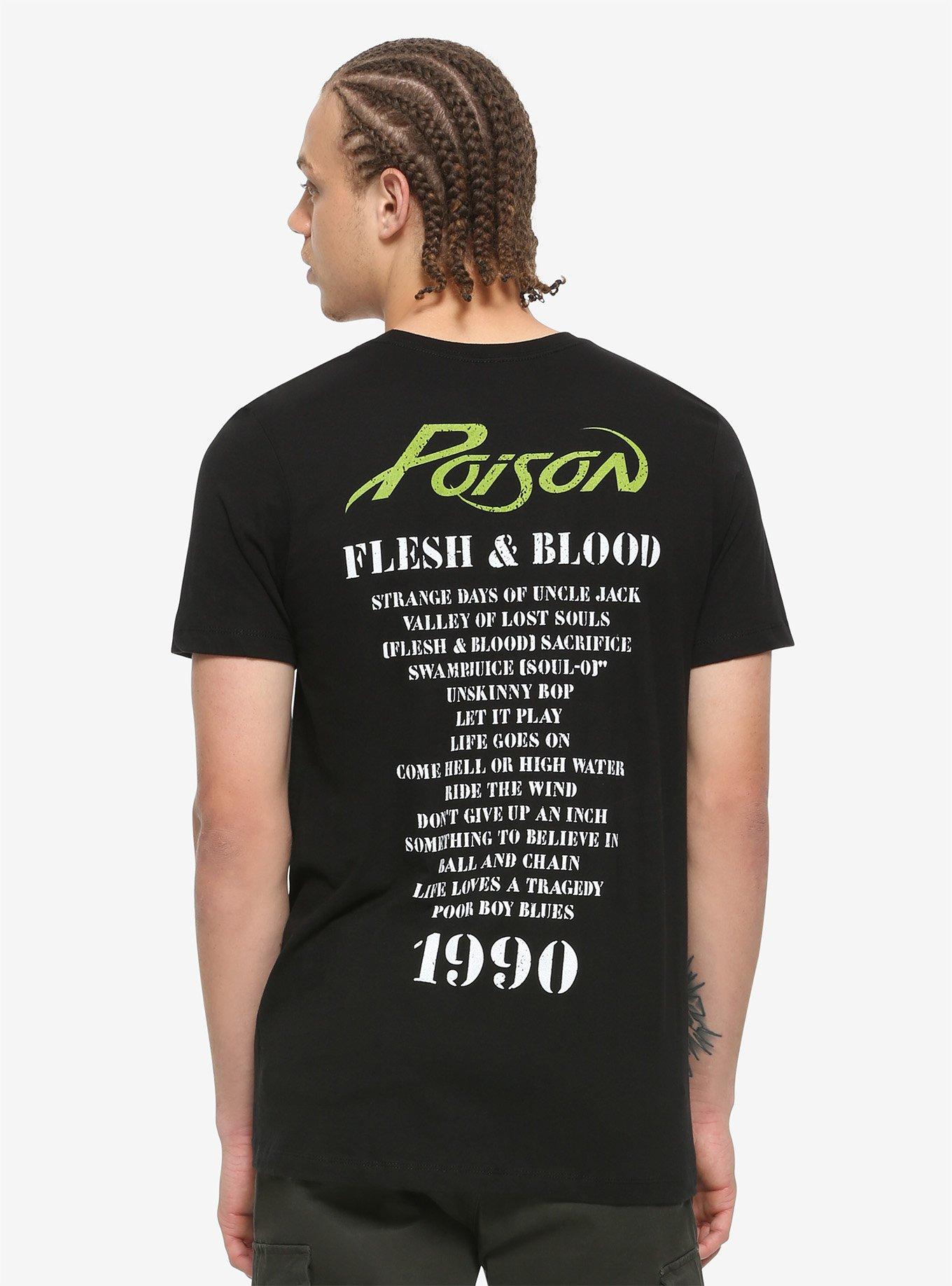 Poison Ride Like The Wind T-Shirt, BLACK, alternate