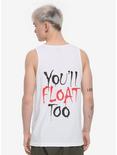 IT Pennywise You'll Float Too Tank Top, WHITE, alternate