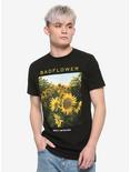 Badflower Cry Sunflower T-Shirt, BLACK, alternate