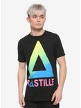Bastille Rainbow Logo T-Shirt, BLACK, alternate