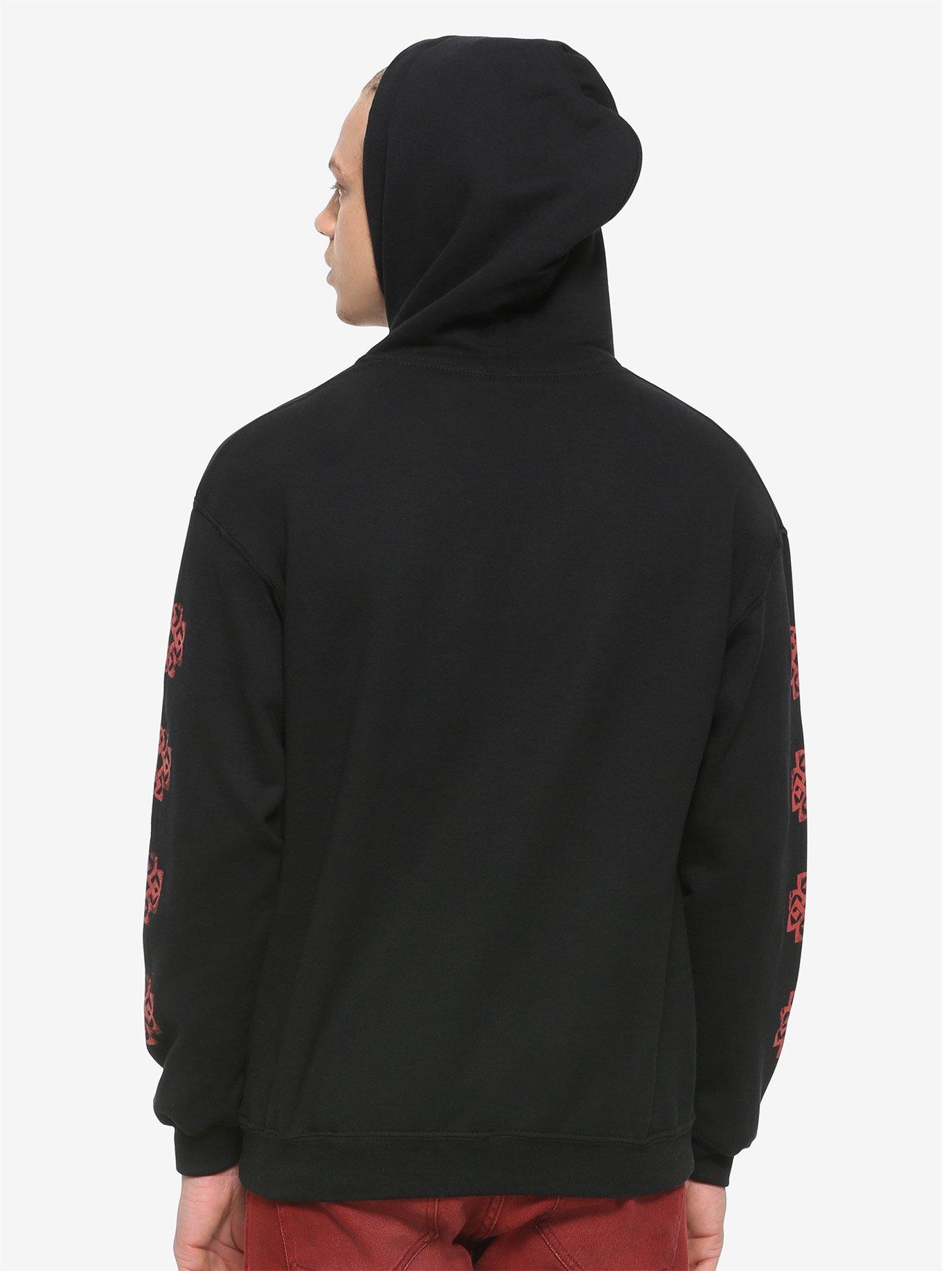Breaking Benjamin Cross Logo Hoodie, BLACK, alternate