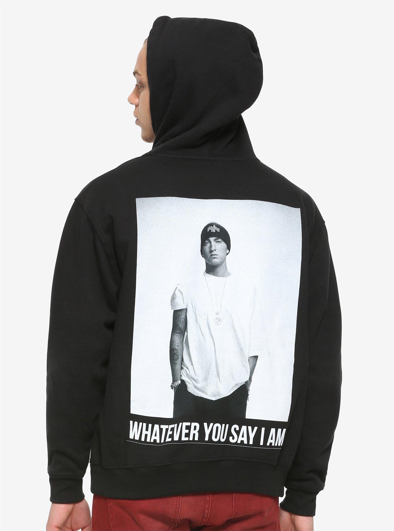 Eminem Whatever You Say I Am Hoodie, BLACK, alternate