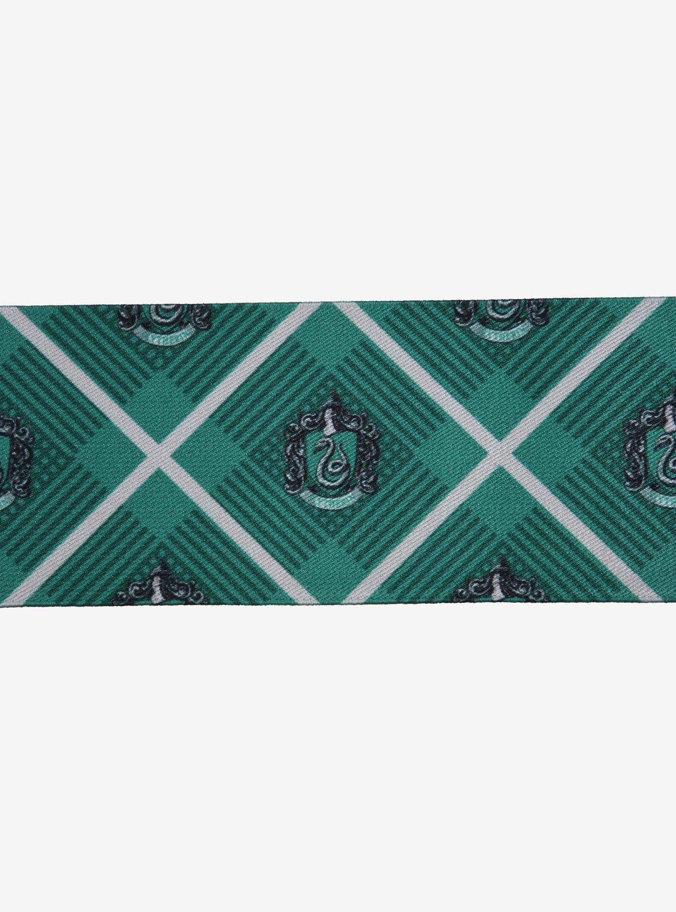 Buckle-Down Harry Potter Slytherin Plaid Cinch Belt, MULTI, alternate
