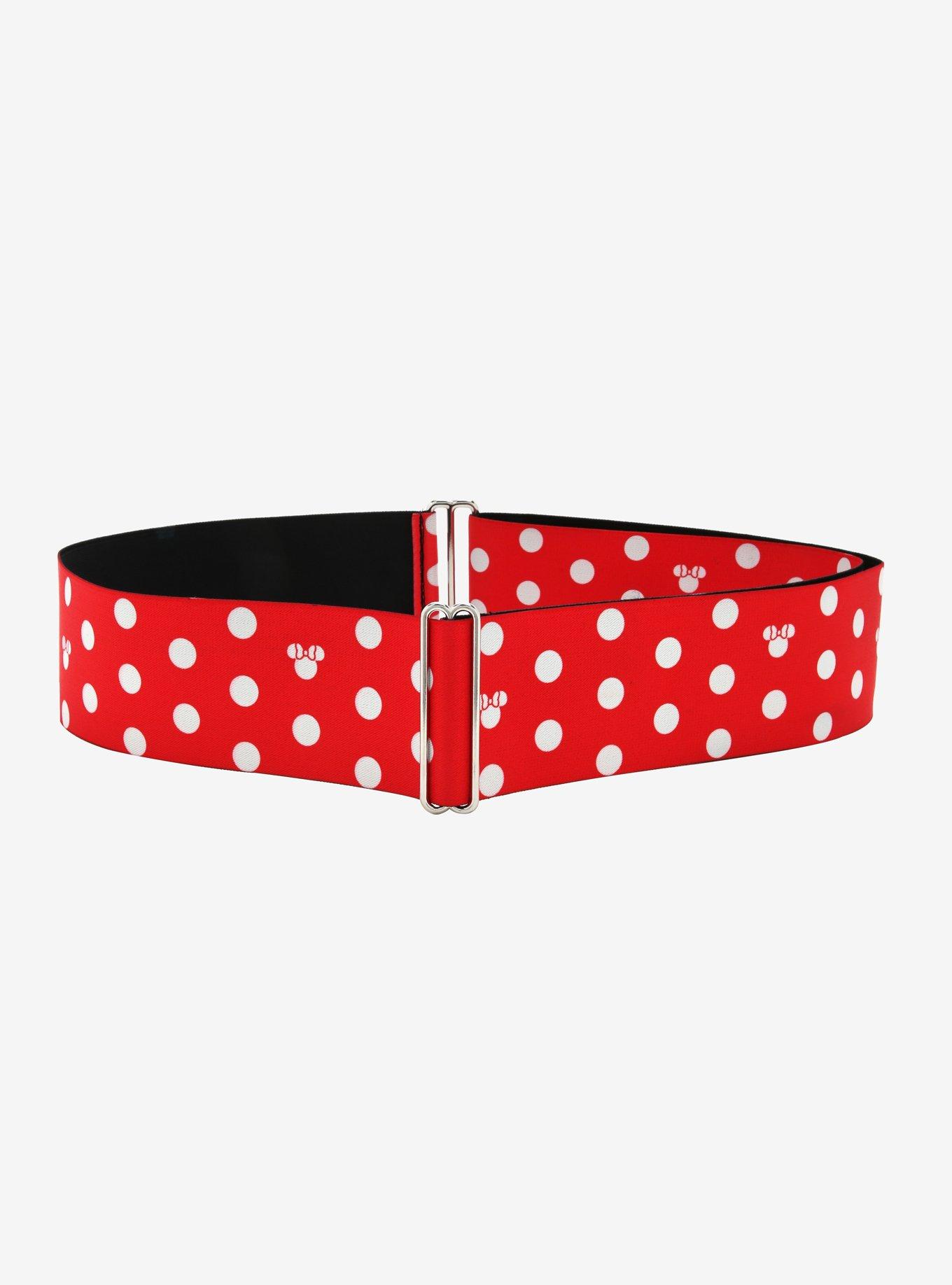 Buckle-Down Disney Minnie Mouse Polka Dot Cinch Belt, MULTI, alternate
