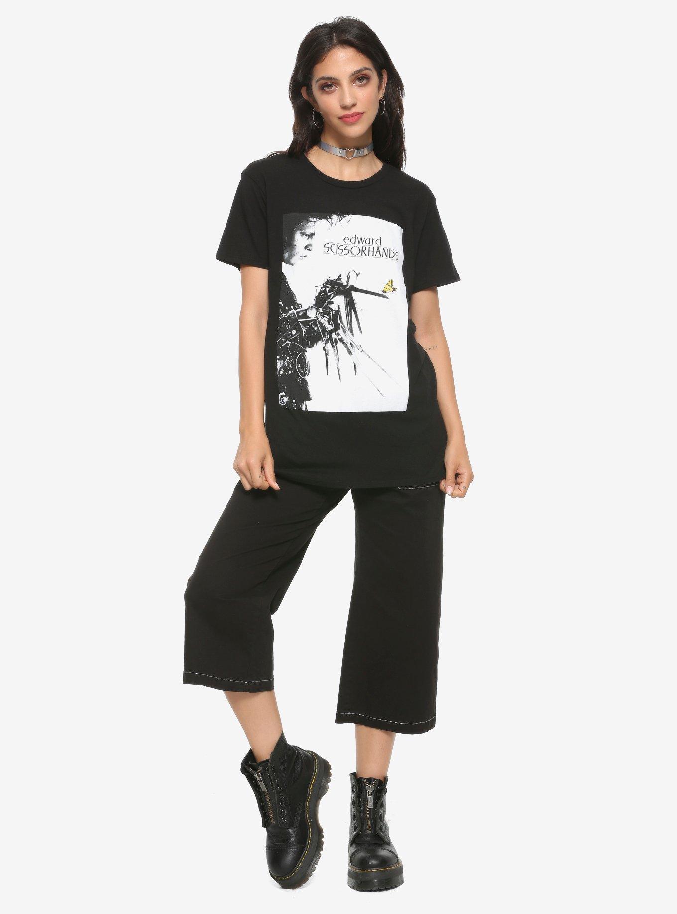 Edward Scissorhands Butterfly Poster Girls T-Shirt, MULTI, alternate