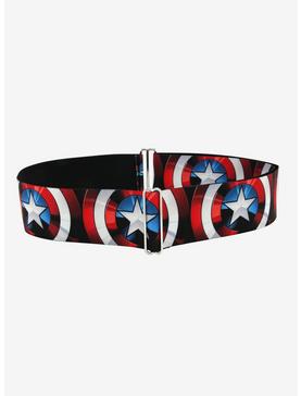 Buckle-Down Marvel Captain America Shield Cinch Belt, , hi-res