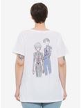 Neon Genesis Evangelion Kaworu Nagisa & Shinji Ikari Girls T-Shirt Plus Size, MULTI, alternate