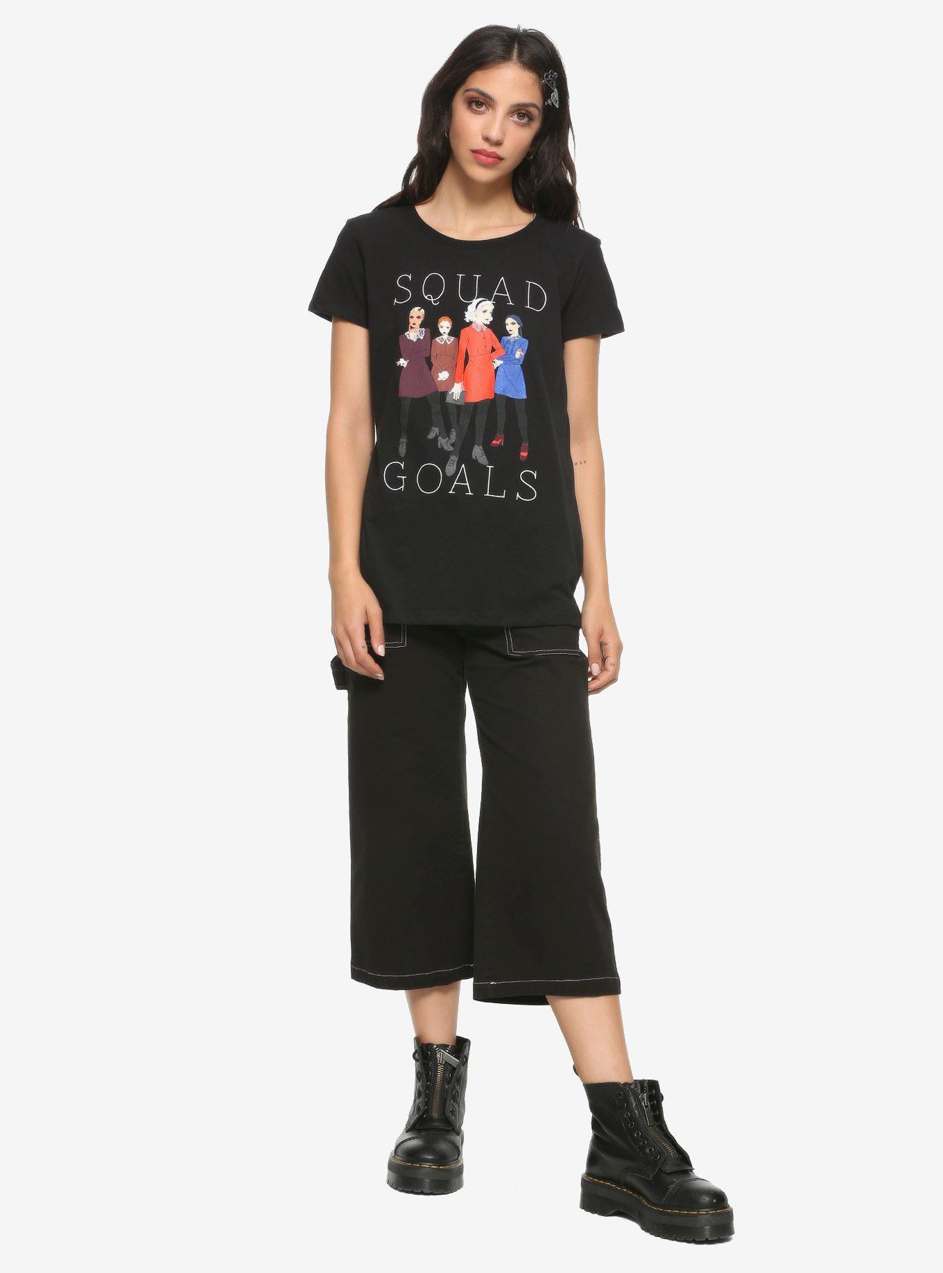 Chilling Adventures Of Sabrina Squad Goals Girls T-Shirt, MULTI, alternate