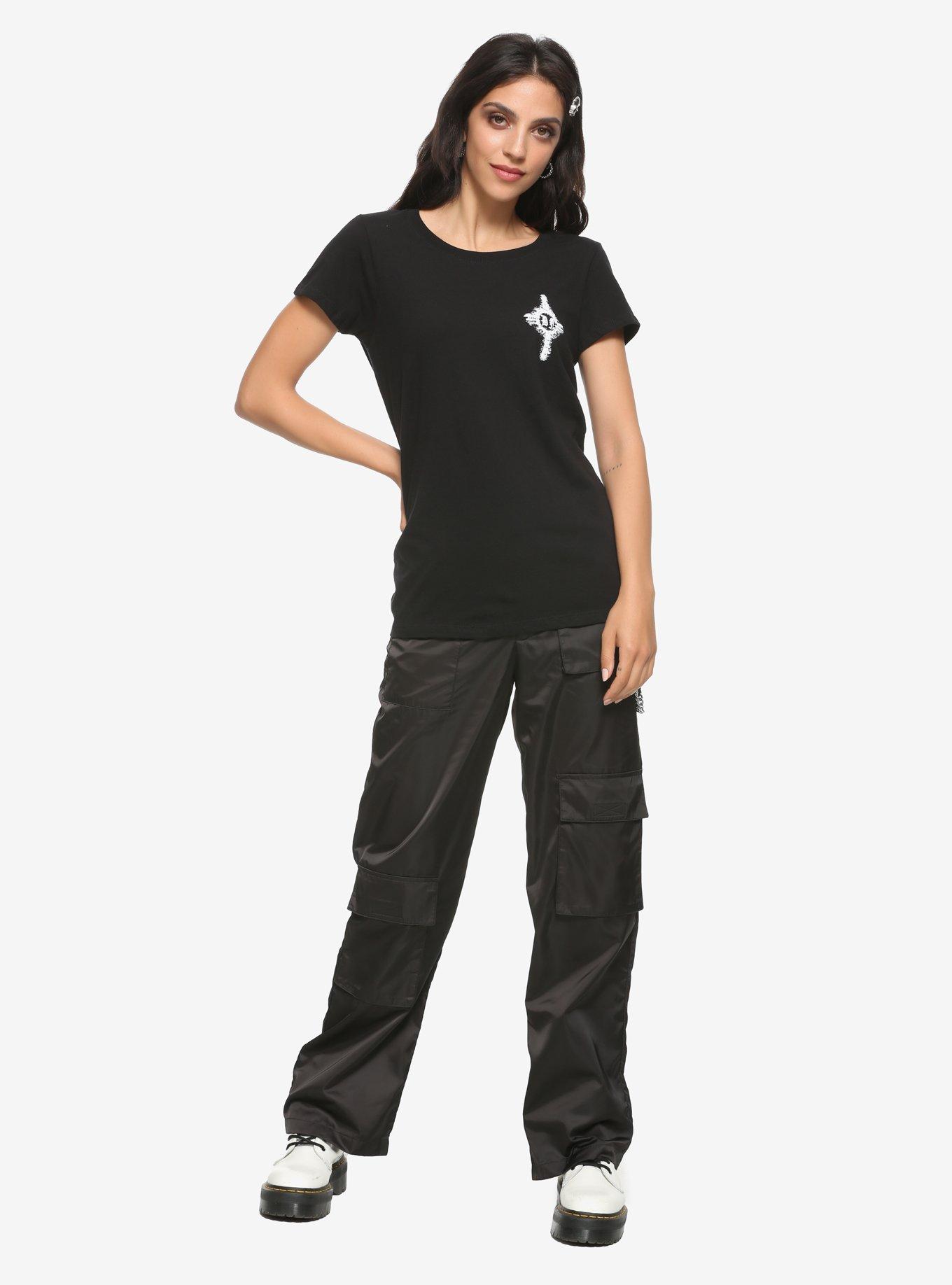 Death Note Ryuk Humans Are Interesting Girls T-Shirt, WHITE, alternate