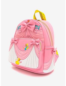 Plus Size Loungefly Disney Cinderella Pink Dress Mini Backpack, , hi-res