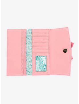 Plus Size Loungefly Disney Cinderella Pink Dress Flap Wallet, , hi-res