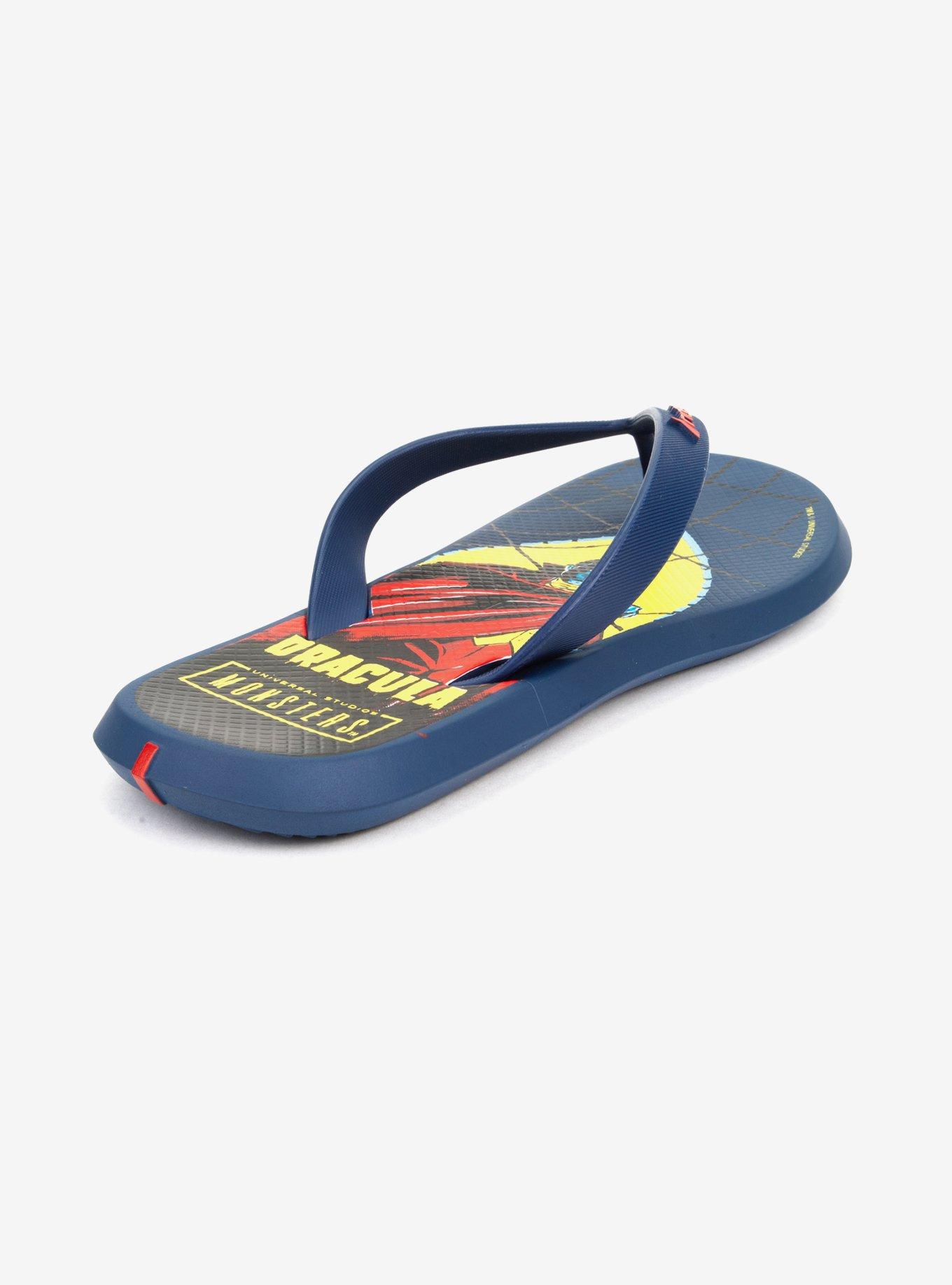 Dracula Rider Monsters Flip Flop Sandal, BLUE, alternate