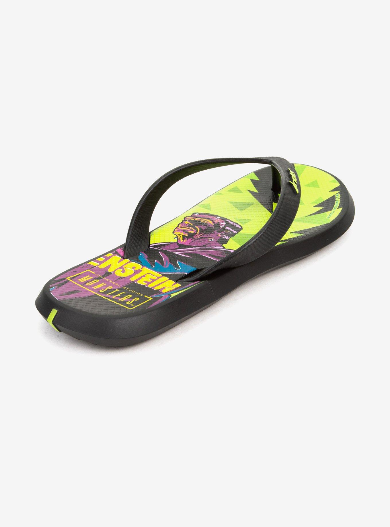 Frankenstein Rider Monsters Flip Flop Sandal, GREEN, alternate