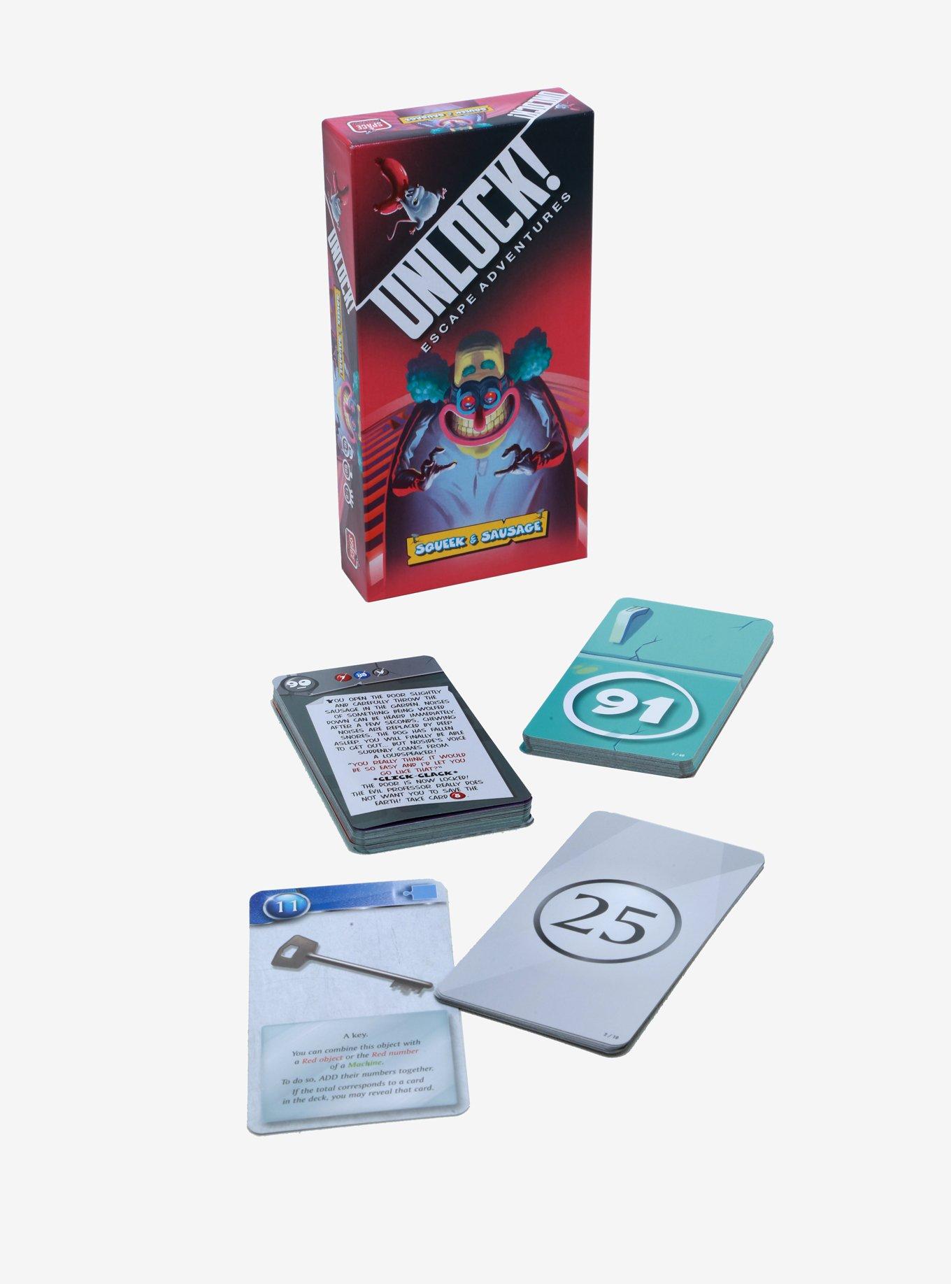Unlock! Squeek & Sausage Escape Room Card Game, , alternate