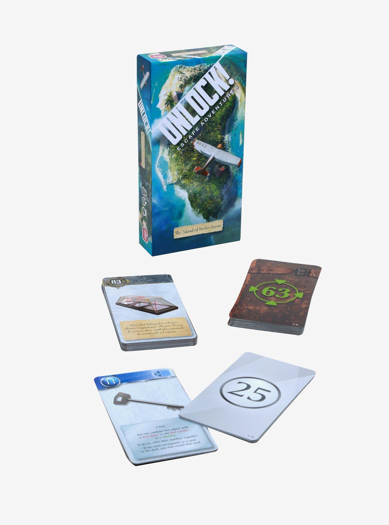 Unlock! The Island Of Doctor Goorse Escape Room Card Game, , alternate