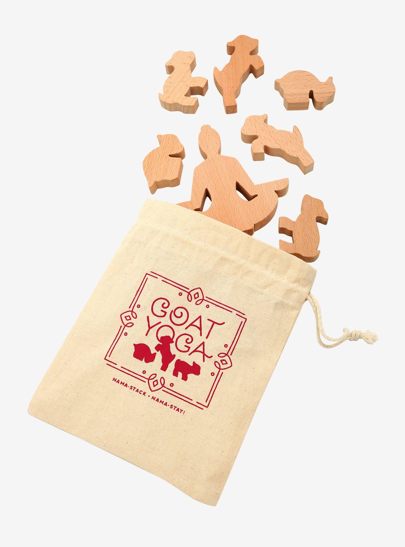 Goat Yoga Wooden Stacking Game, , alternate