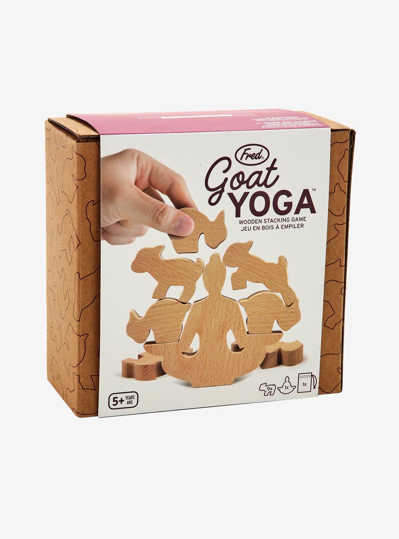 Goat Yoga Wooden Stacking Game, , alternate