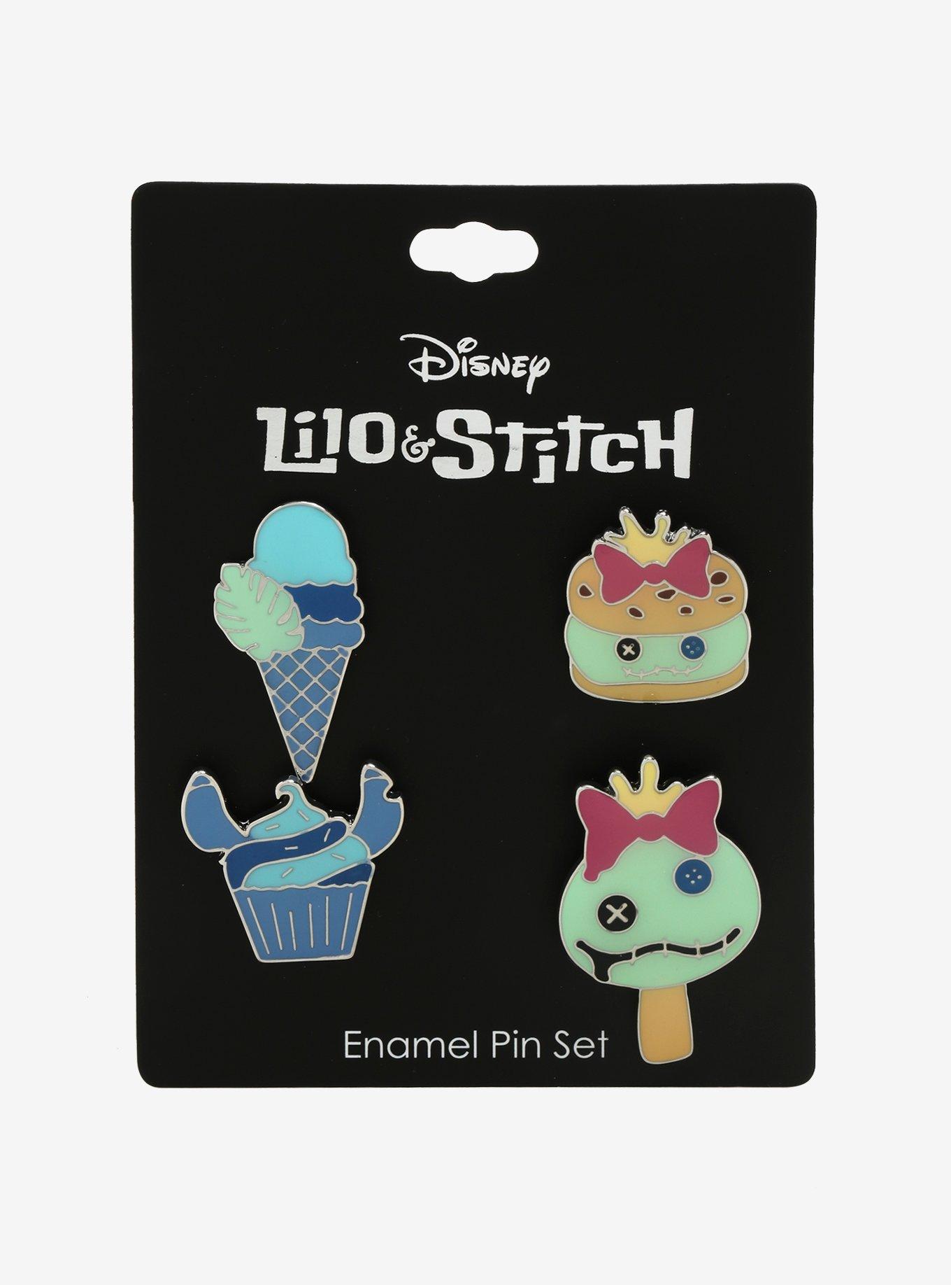 Disney Lilo & Stitch Dessert Enamel Pin Set, , alternate