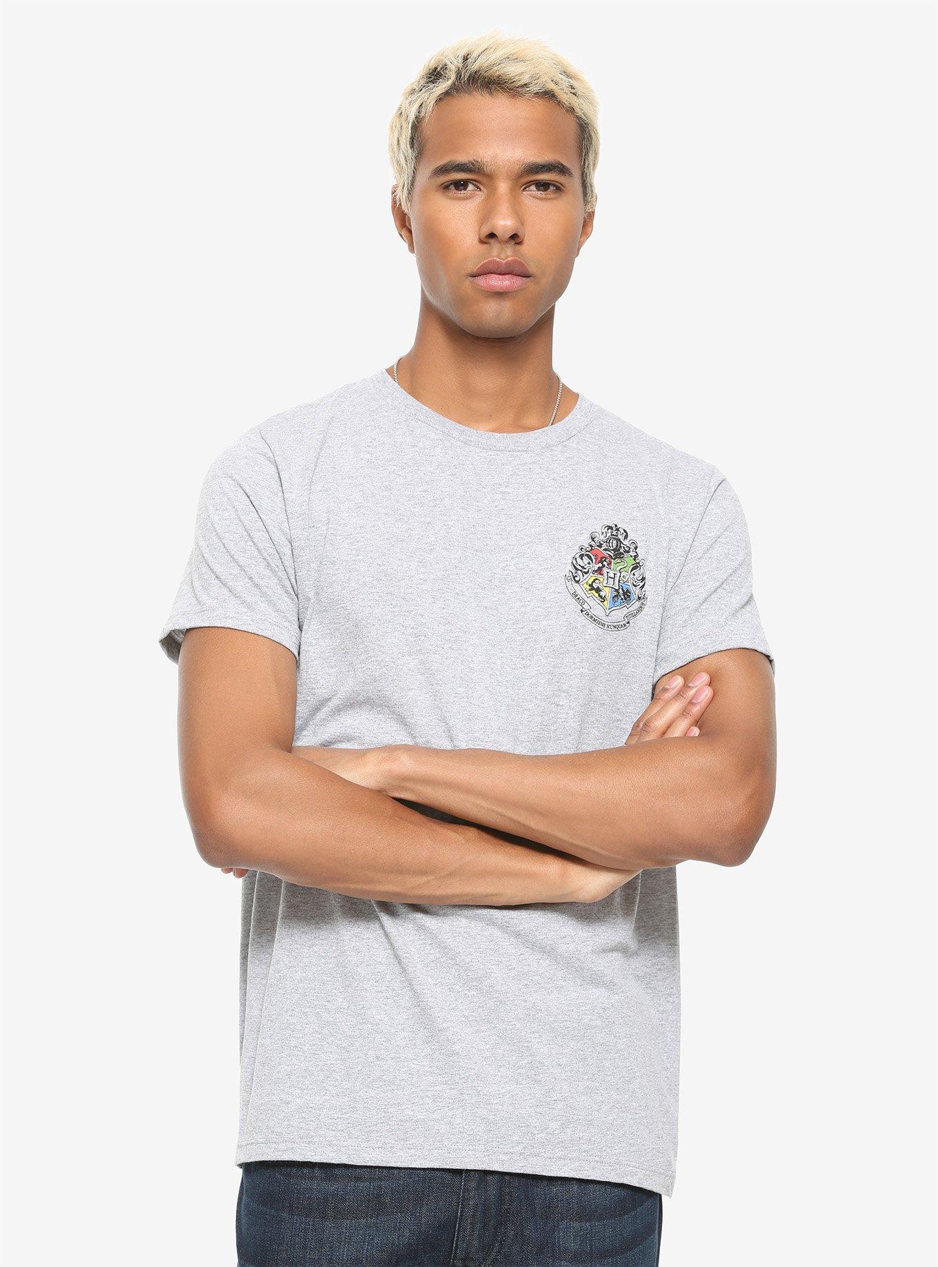 Harry Potter Hogwarts Crest T-Shirt, HEATHER GREY, alternate