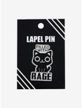 Rage Cat Enamel Pin, , alternate