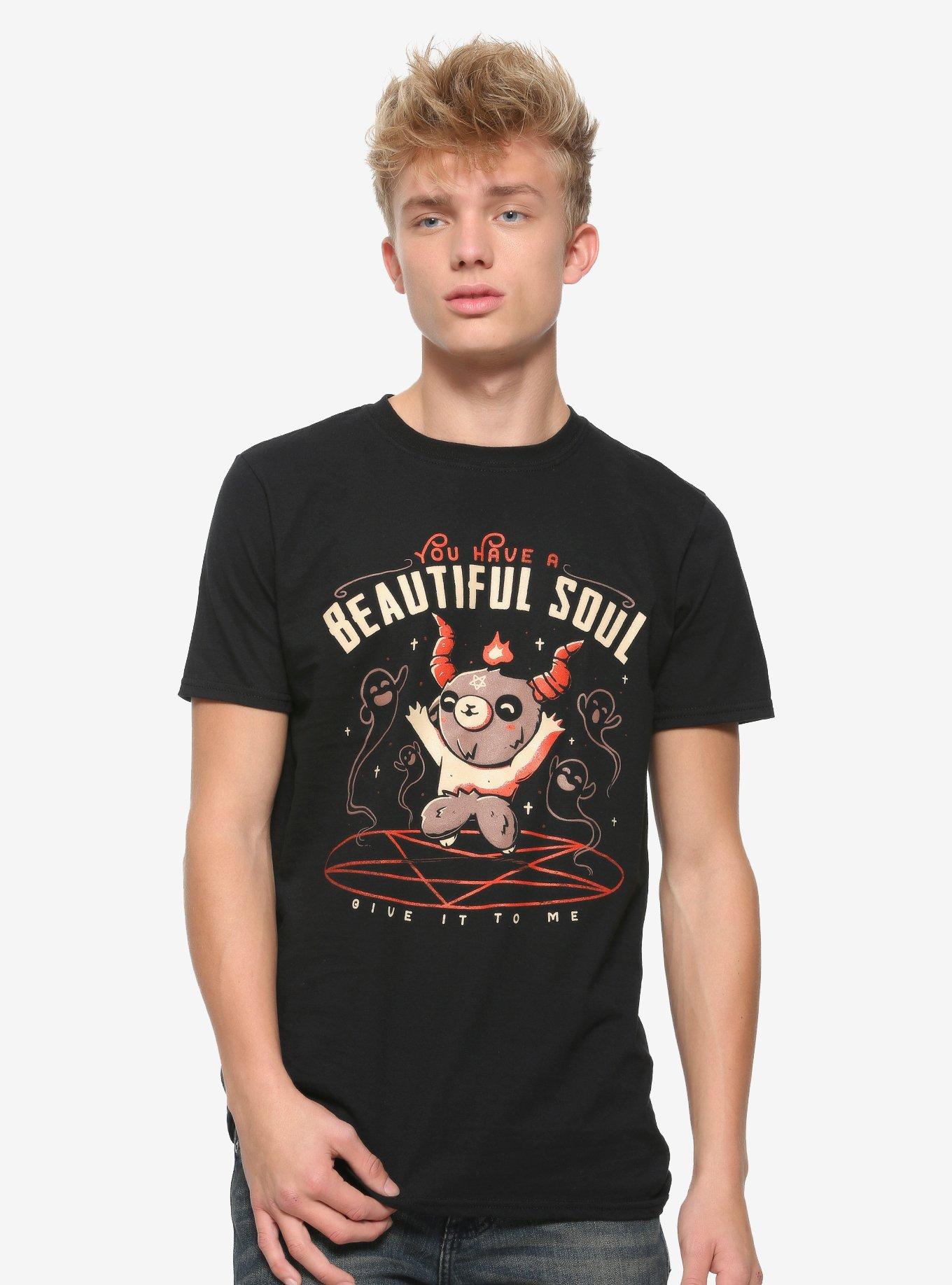 You Have A Beautiful Soul T-Shirt By Tobe Fonseca, BLACK, alternate