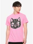 Hell Kitty T-Shirt By Loll3, PINK, alternate
