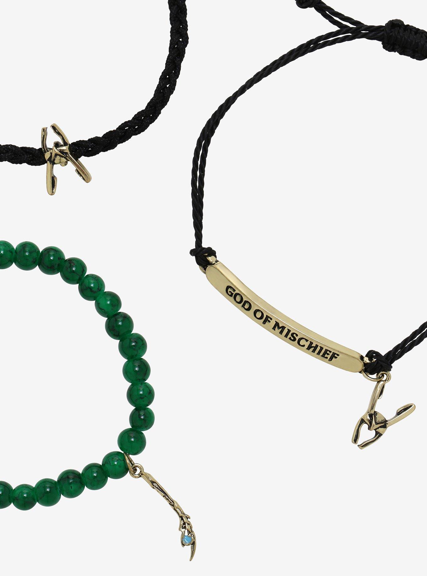 Marvel Loki Icon Bracelet Set, , alternate