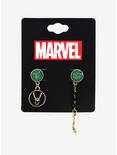 Marvel Loki Mismatch Earrings, , alternate