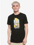Dragon Ball Z Retro Super Saiyan Goku T-Shirt, BLACK, alternate