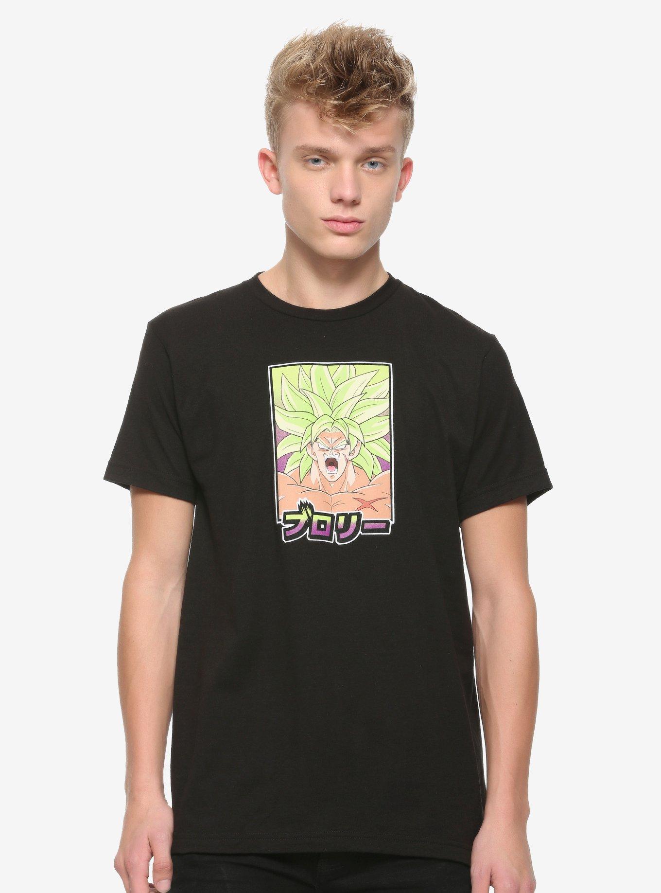 Dragon Ball Super: Broly Retro Broly T-Shirt, BLACK, alternate