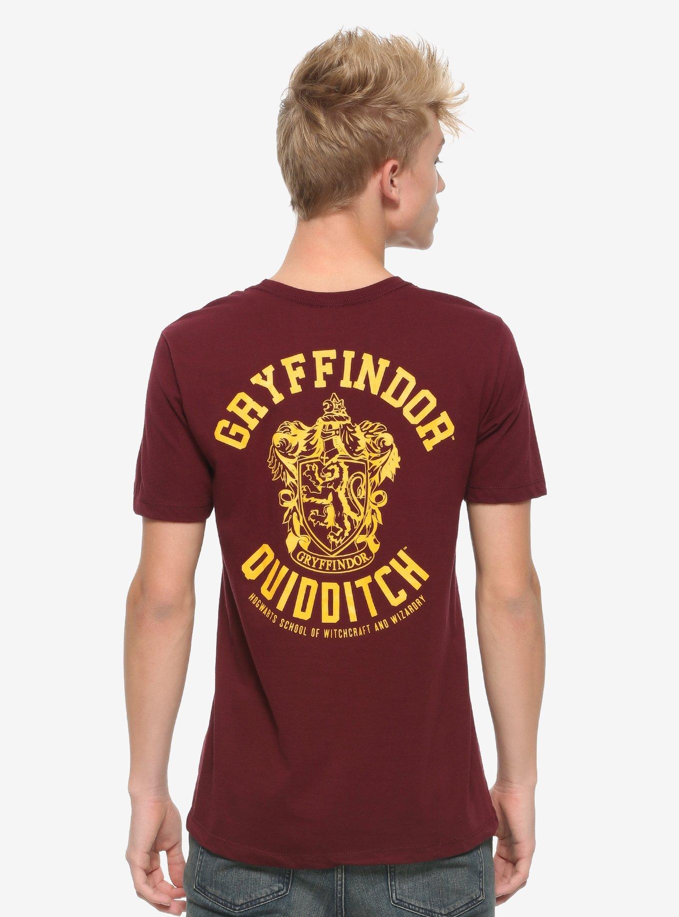 Harry Potter Gryffindor Quidditch Team T-Shirt, MAROON, alternate