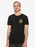 Harry Potter Hufflepuff Quidditch Crest T-Shirt, BLACK, alternate