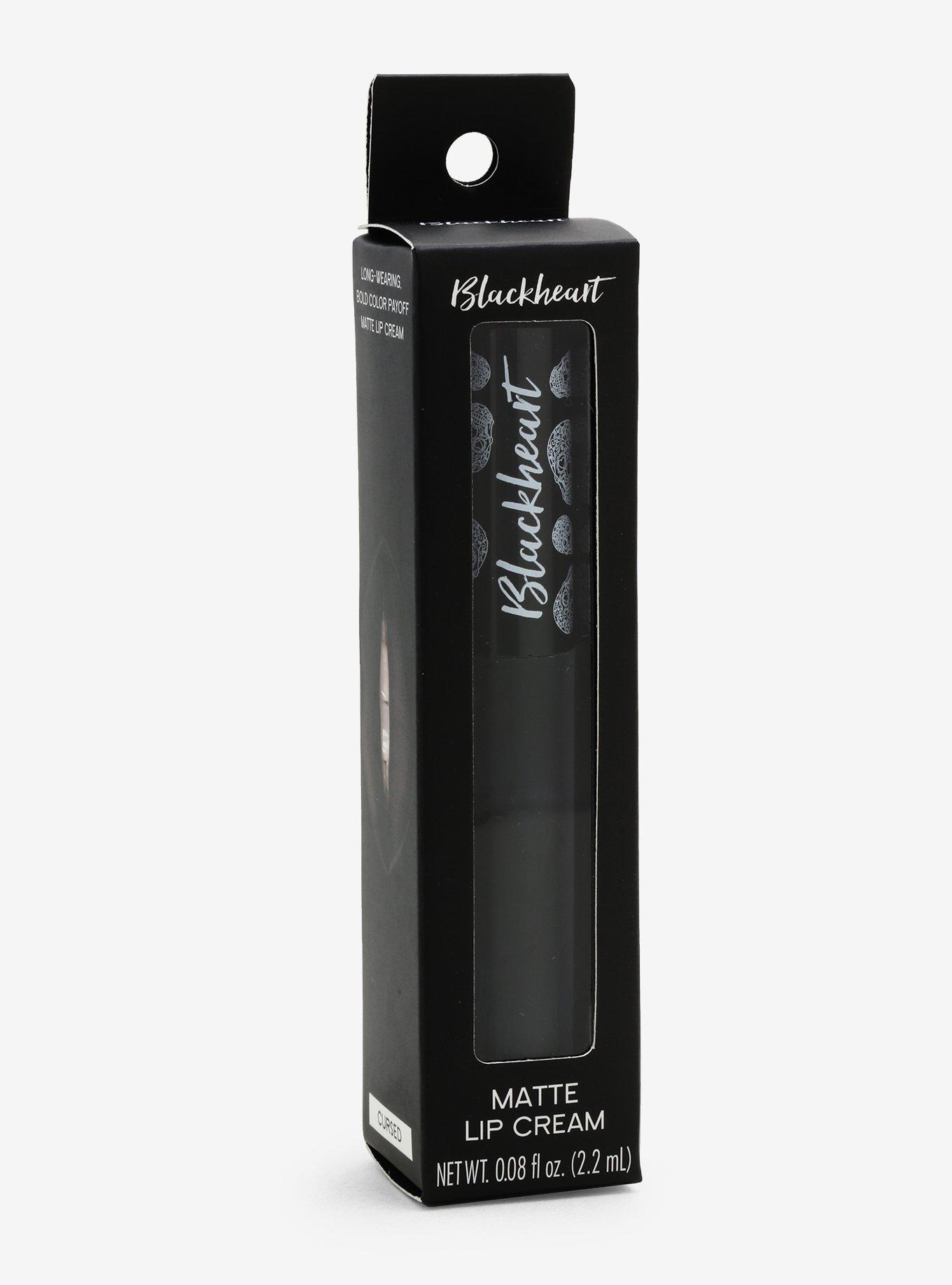 Blackheart Cursed Black Matte Lip Cream, , alternate