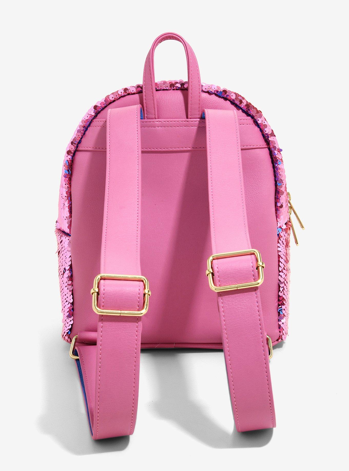 Loungefly Disney Princess Aurora Reversible Sequin Mini Backpack, , alternate