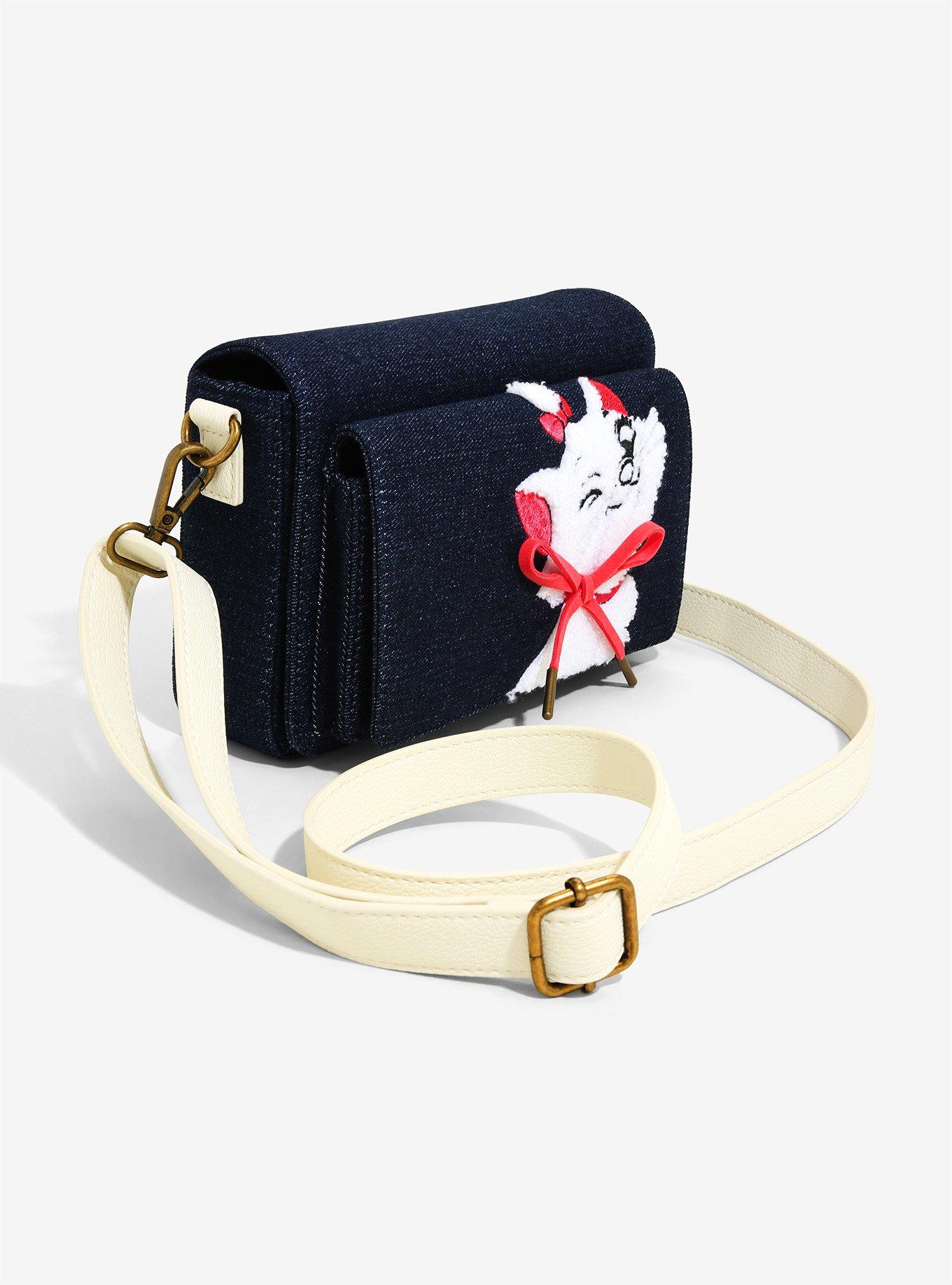 Loungefly Disney The Aristocats Marie Denim Crossbody Bag, , alternate
