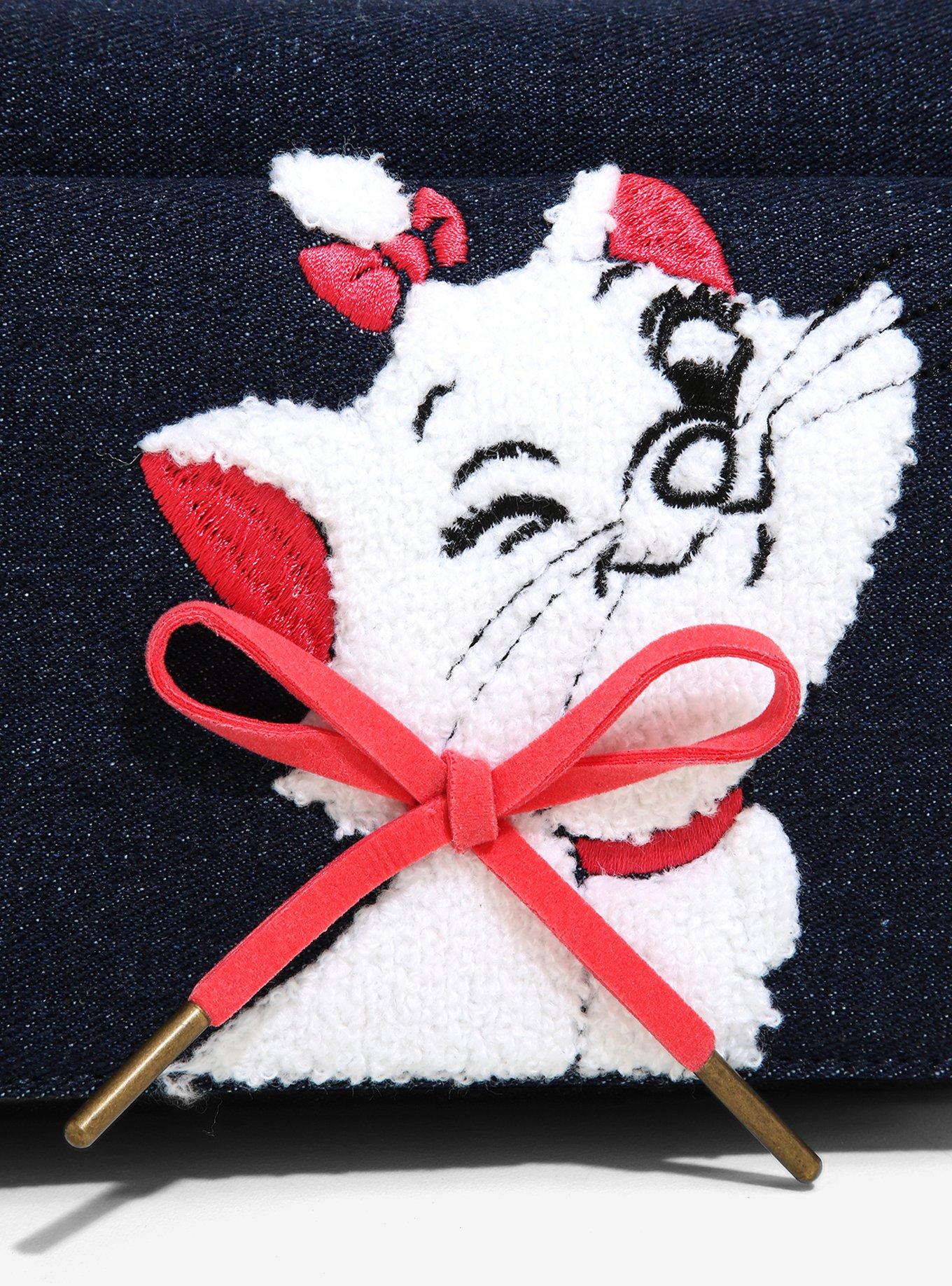 Loungefly Disney The Aristocats Marie Denim Crossbody Bag, , alternate