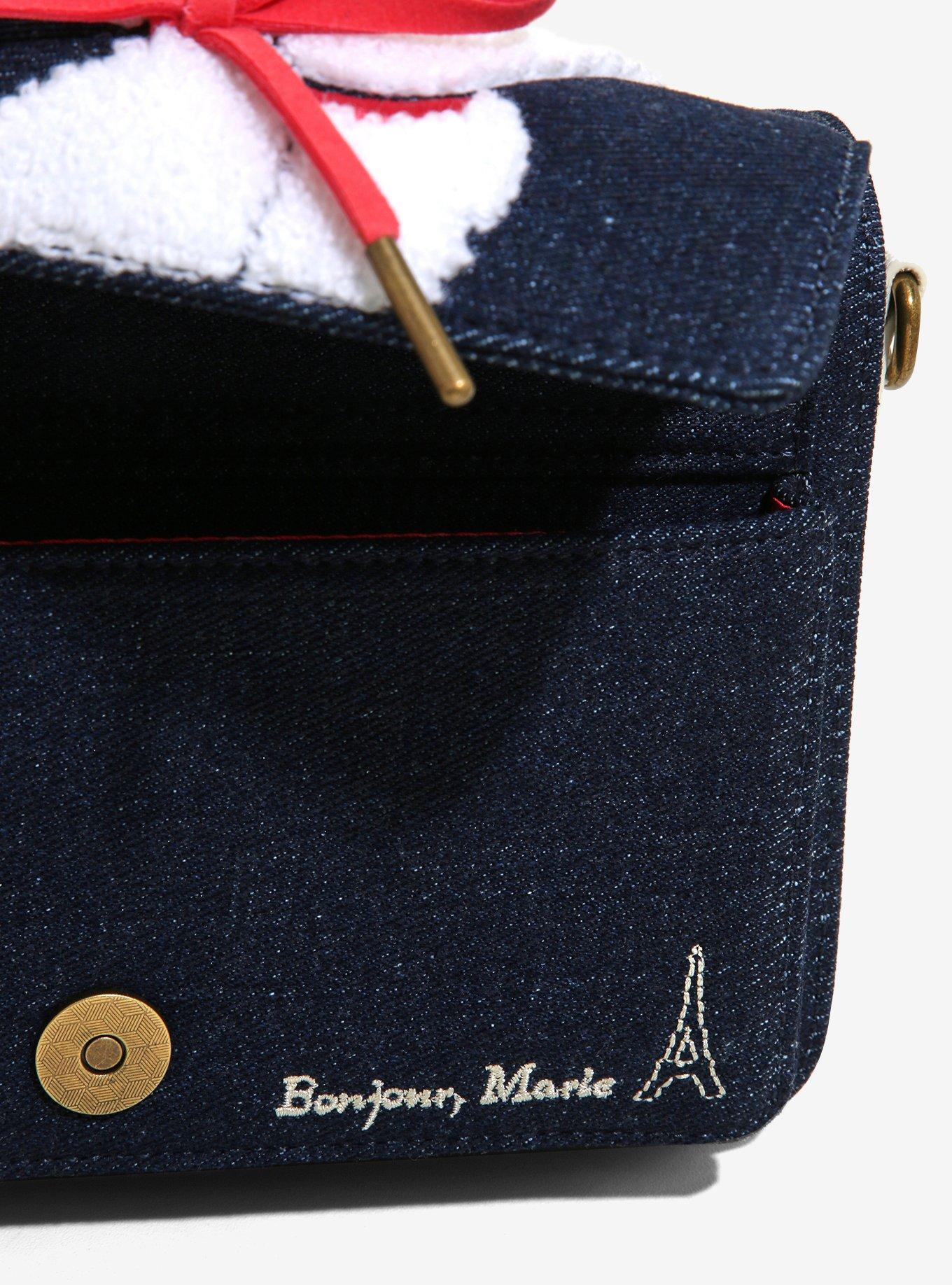 Loungefly Disney The Aristocats Marie Denim Crossbody Bag, , alternate