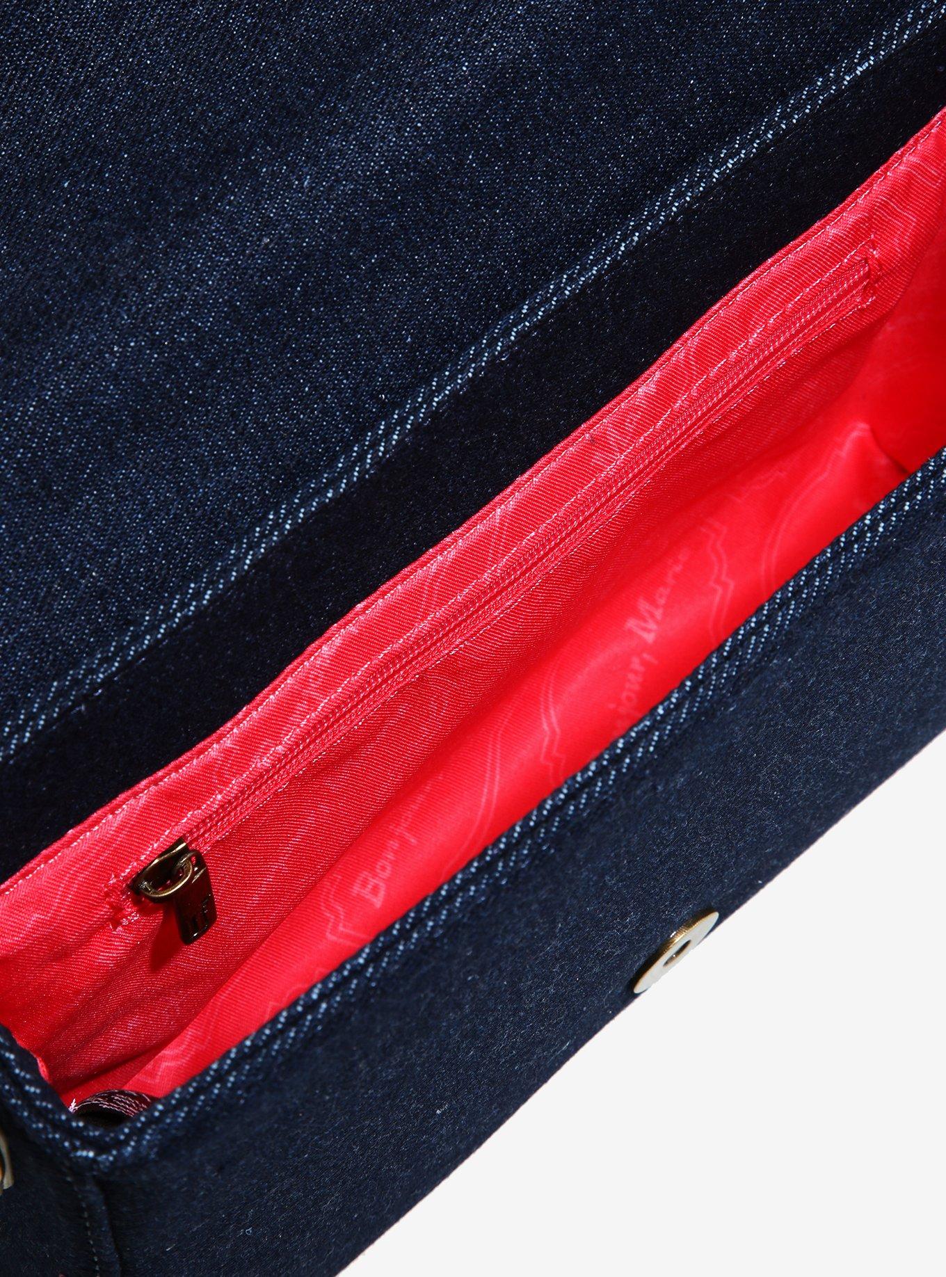 Loungefly Disney The Aristocats Marie Denim Crossbody Bag, , alternate