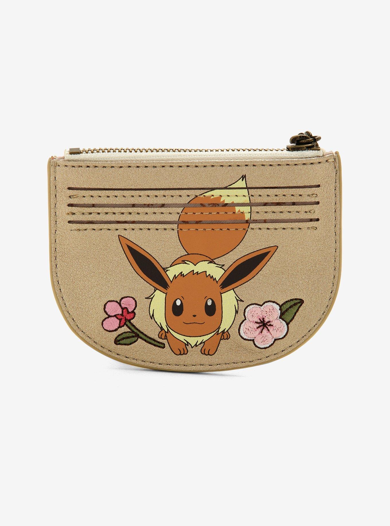 Loungefly Pok&eacute;mon Pikachu & Eevee Floral Cardholder, , alternate