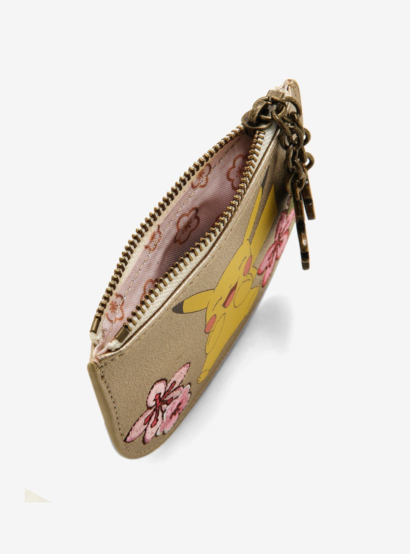 Loungefly Pok&eacute;mon Pikachu & Eevee Floral Cardholder, , alternate
