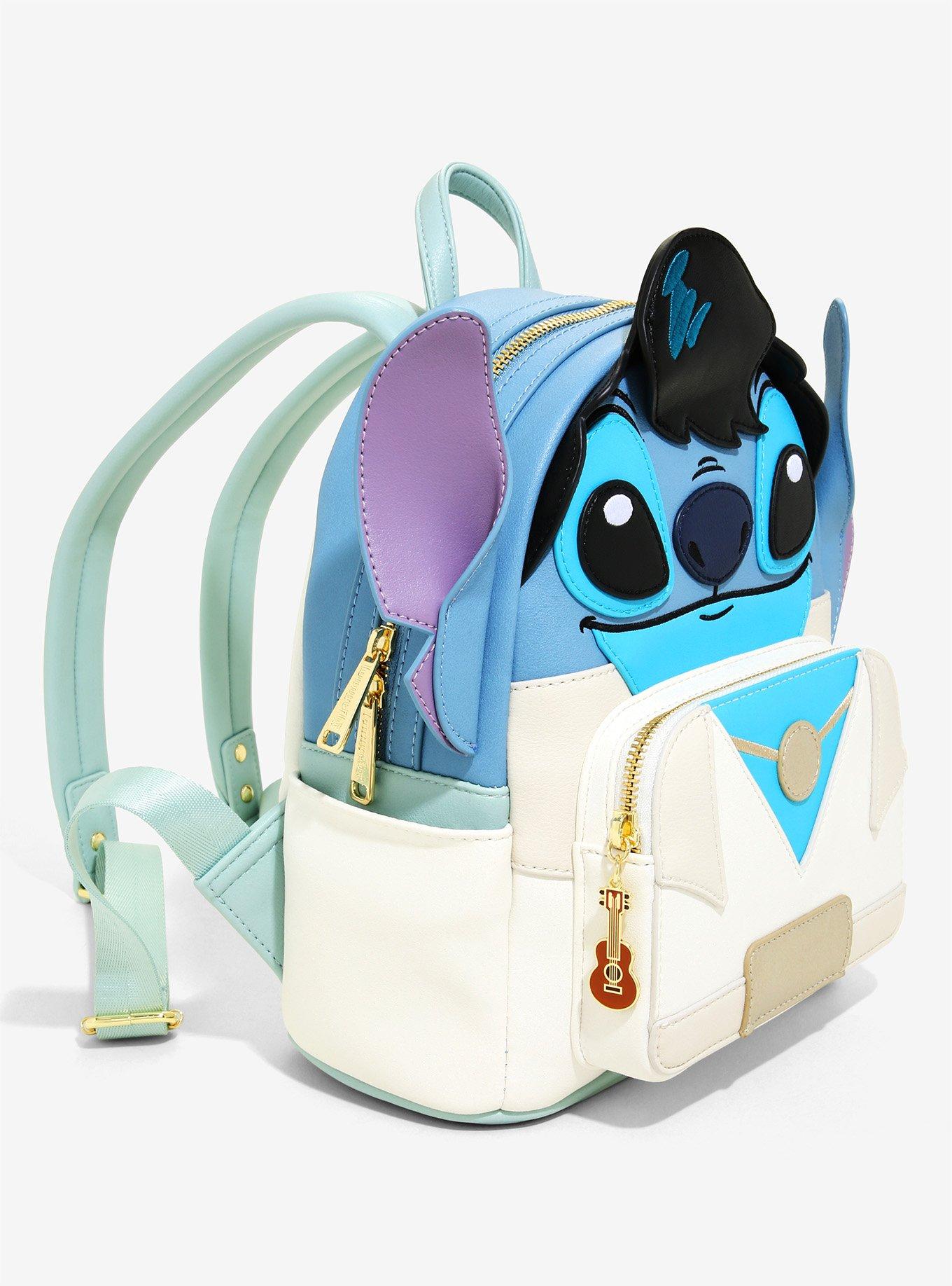Loungefly Disney Lilo & Stitch Elvis Stitch Figural Mini Backpack, , alternate