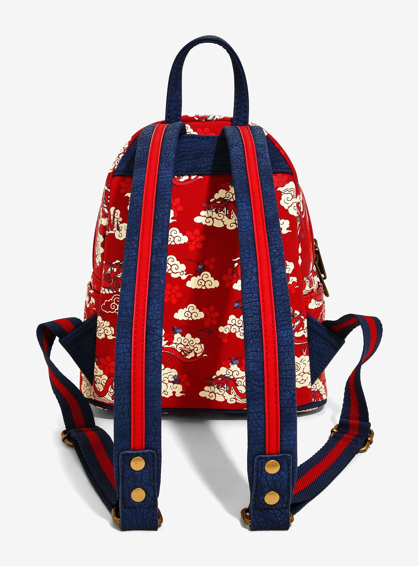 Loungefly Disney Mulan Clouds Mini Backpack, , alternate
