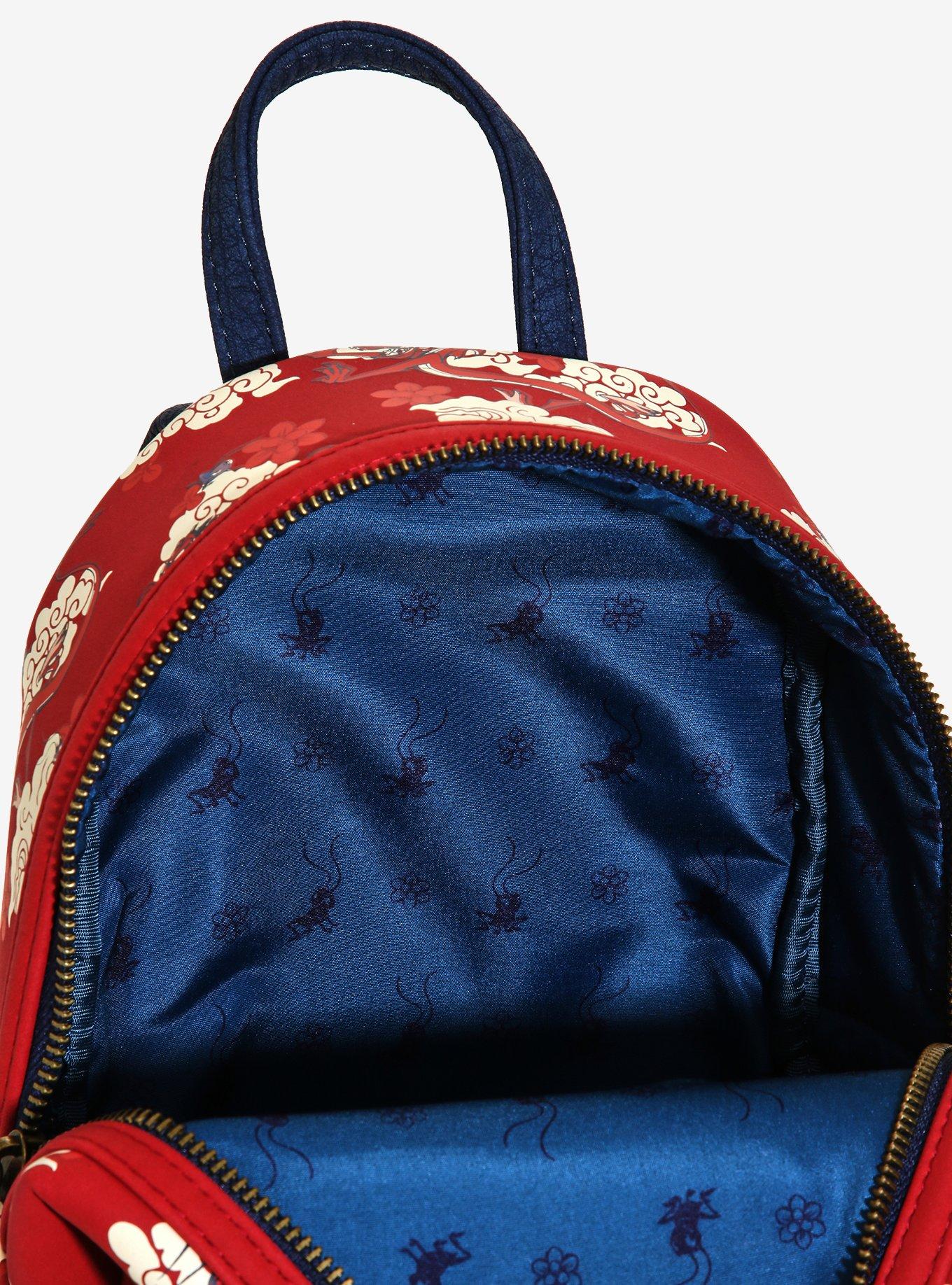 Loungefly Disney Mulan Clouds Mini Backpack, , alternate