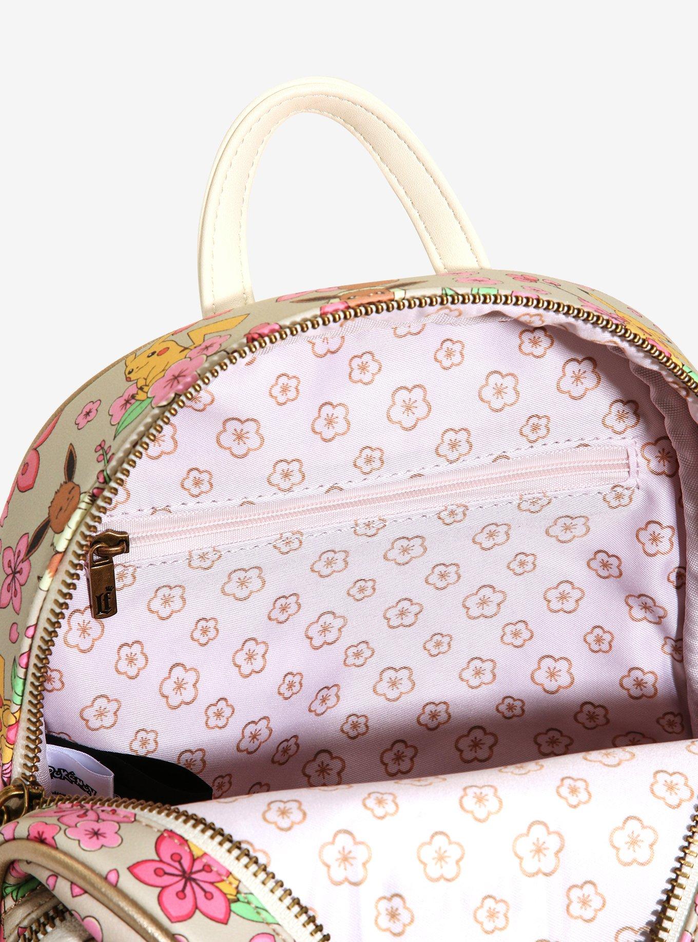 Loungefly Pokémon Floral Teacups Allover Print Mini Backpack - BoxLunch  Exclusive